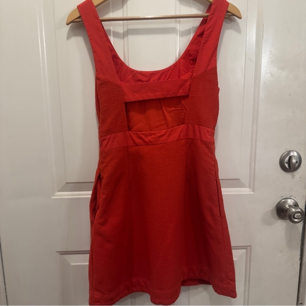 Maeve Red Sleeveless Mini Dress - Picture 6 of 6